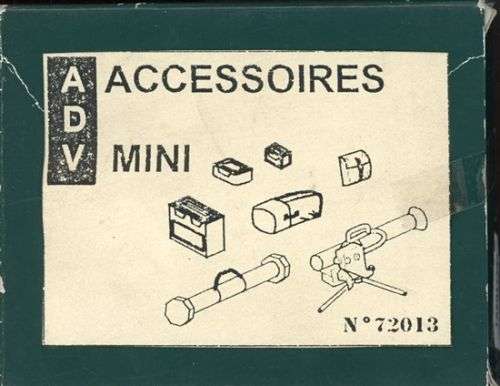 ADV Mini, Accessoires Resin Kit 1/72 Scale 72013