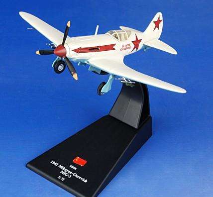 Amercom Model, Mikoyan-Gurevich MiG-3 Die Cast Soviet Air Force 172nd USSR, 1942 1/72 Scale