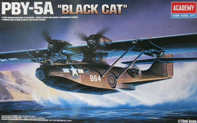 Academy PBY-5A "Black Cat" (Catalina) | No. 12487 | 1:72 Scale