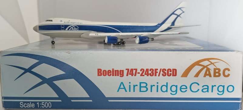 AirBridge Cargo Boeing 747-243F/SCD 1/500 Scale VP-BIA