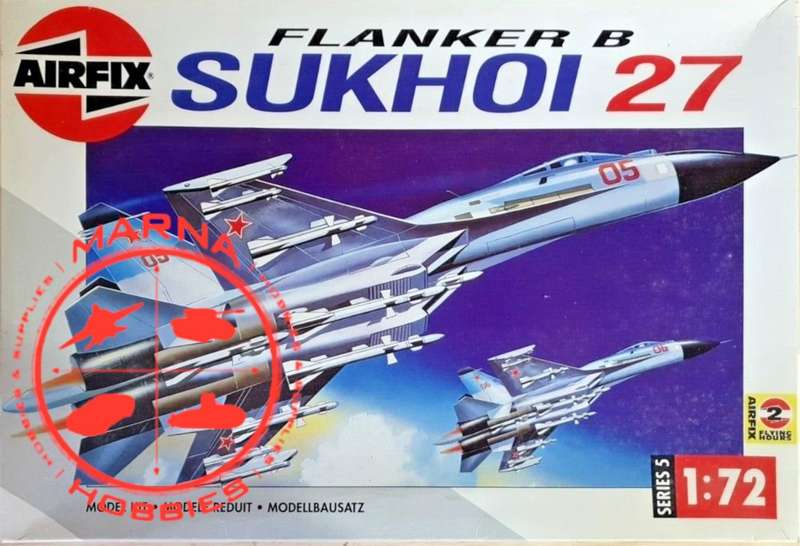 Airfix Model, Sukhoi 27 Flanker B No. 05025 | 1:72 Scale