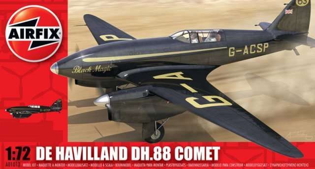 Airfix, De Havilland DH.88 Comet  No. A01013 | 1:72 Scale (No Box)