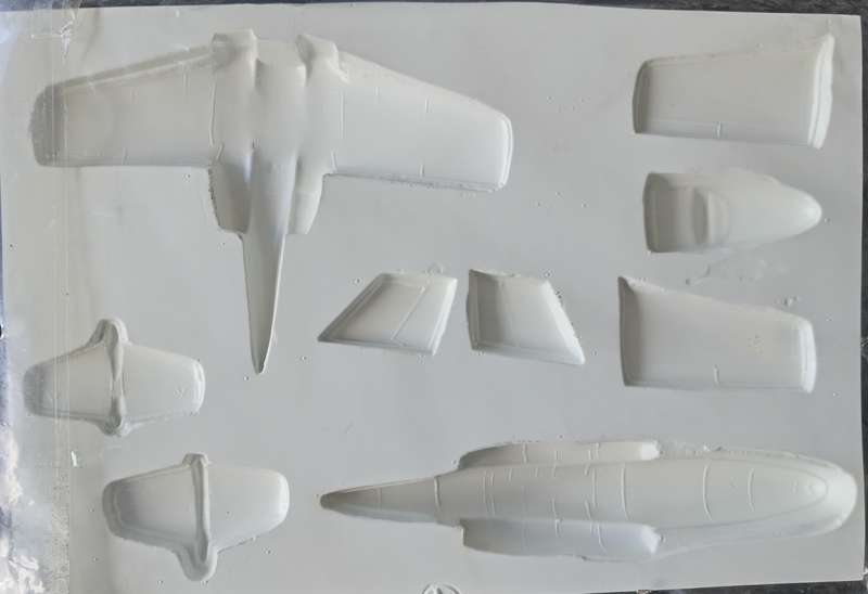 Arne Andersson, SAAB 105-SK 60 Vacuum Kit 1/72 Scale In Bag