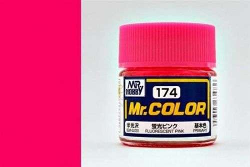 Mr. Color, C174 Flourescent Pink (Semi-Gloss) (10ml)