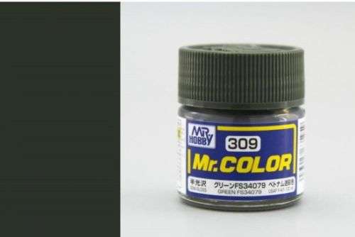 Mr. Color, C309 FS34079 Green (Semi-Gloss) (10ml)