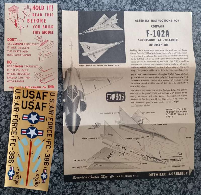 Convair F-102A - Sling Launched