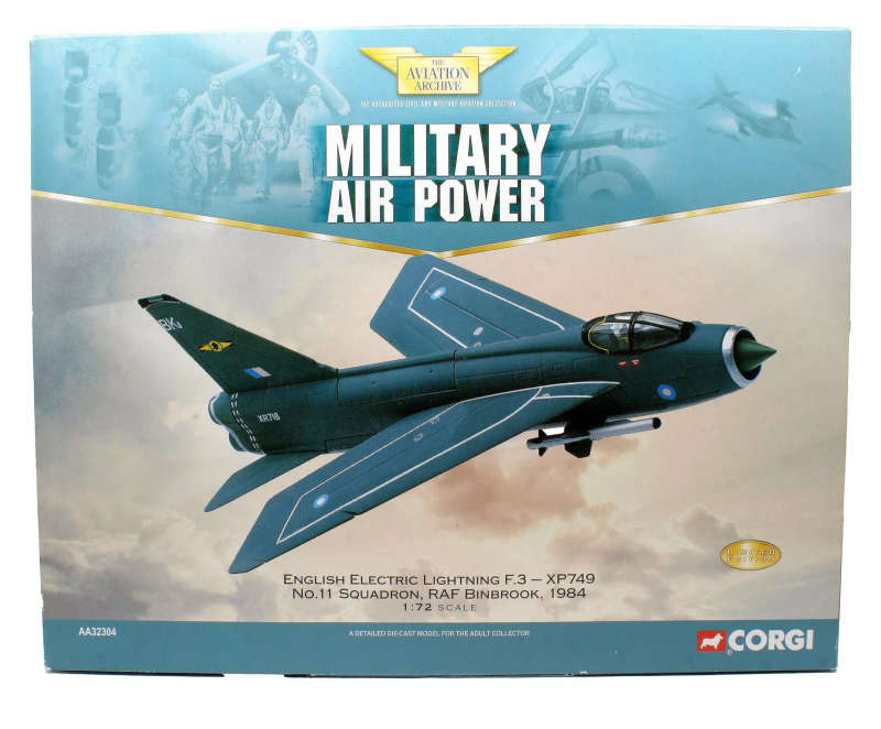 Corgi, Aviation EE Lightning F.3 - Xp749 No 11 Sqn RAF Binbrook AA32304