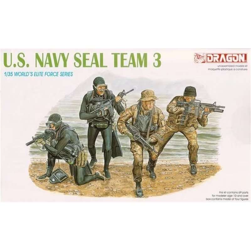 Dragon, U.S. Navy Seal Team 3, 3025 (2003) 1/35 Scale