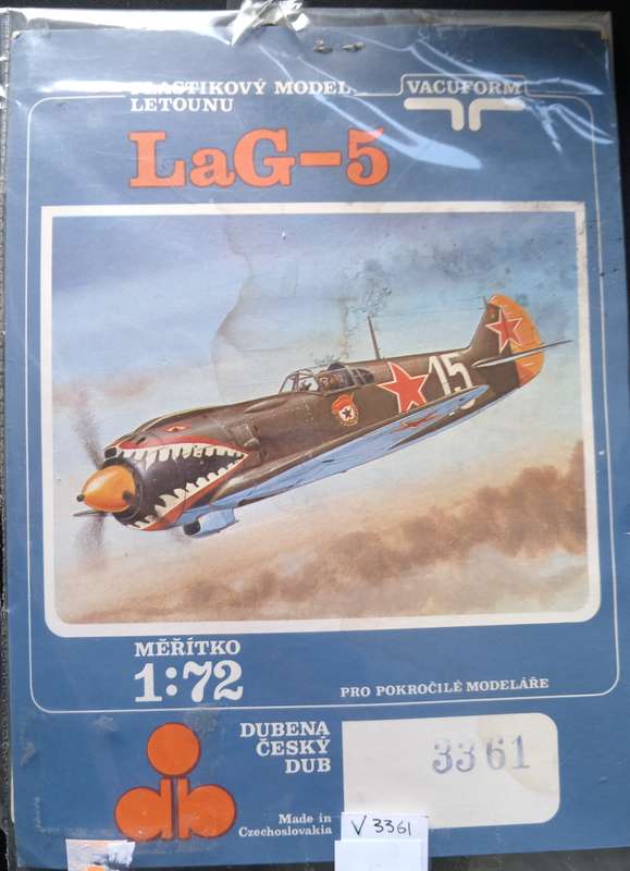 Vacuform Kit Scale Model, Dubena LaG-5,  WW II Russian Fighter kit 1/72