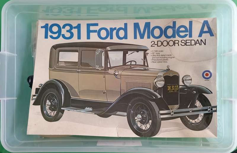 ENTEX, 1931 Ford Model A, 2 Door Sedan, 1,16 Scale NO BOX
