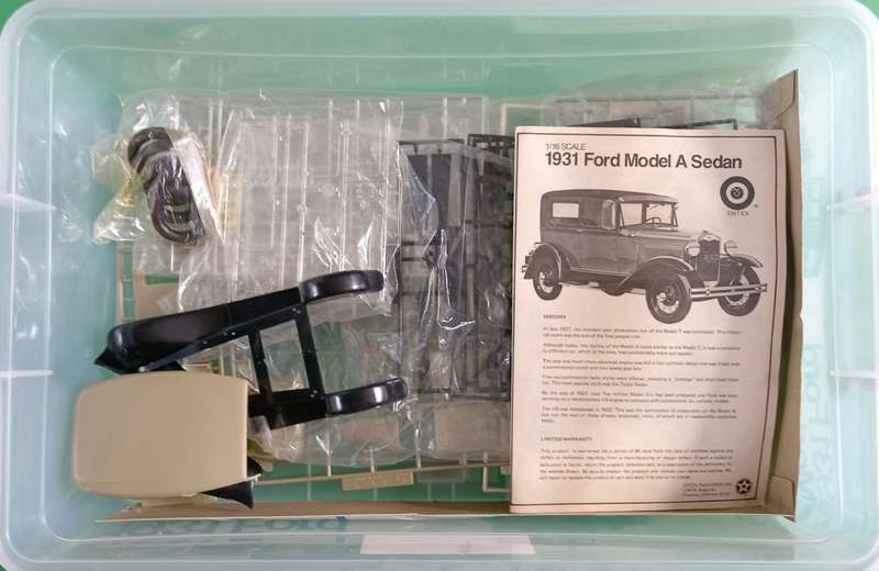 ENTEX, 1931 Ford Model A, 2 Door Sedan, 1,16 Scale NO BOX