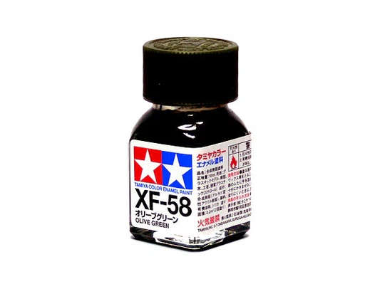 Tamiya, XF-58 Olive Green Enamel (10ml)