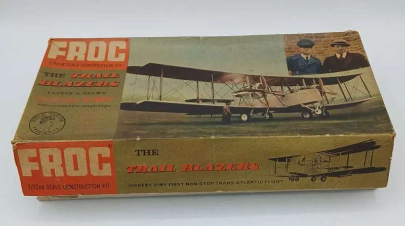 FROG, The Trail Blazers Vickers Vimy Vintage F163 1:72 (1964) First non-stop trans-atlantic Flight
