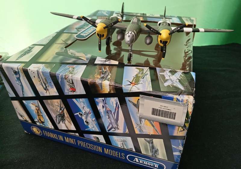 P38 Lightning B11B612 Franklin Mint  1,48 Armour Collection