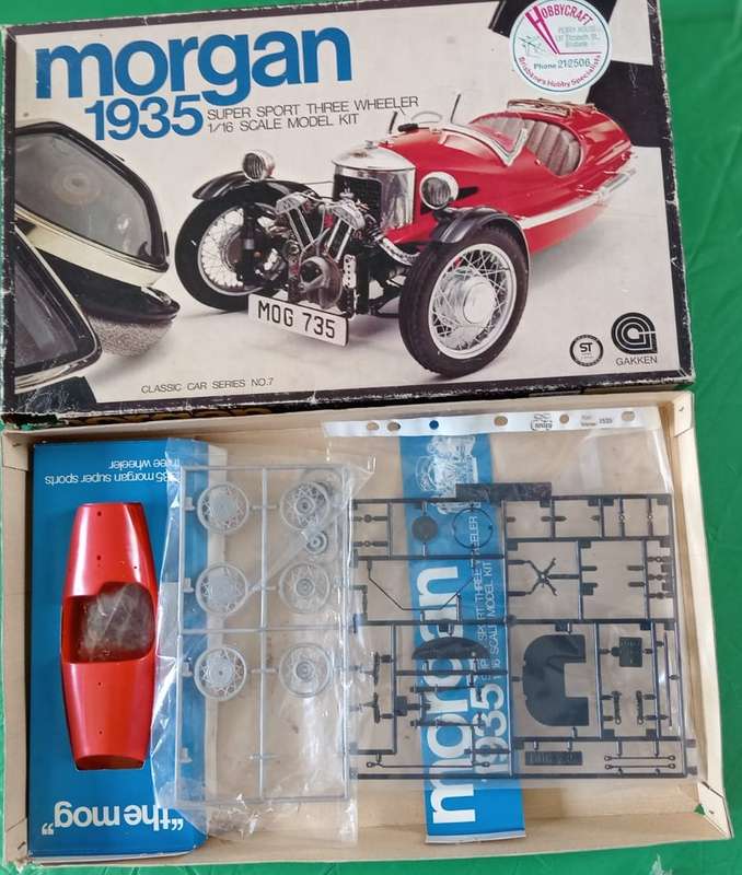 Gakken Morgan 1935 super sport three wheeler | No. 81039 | 1:16 Scale