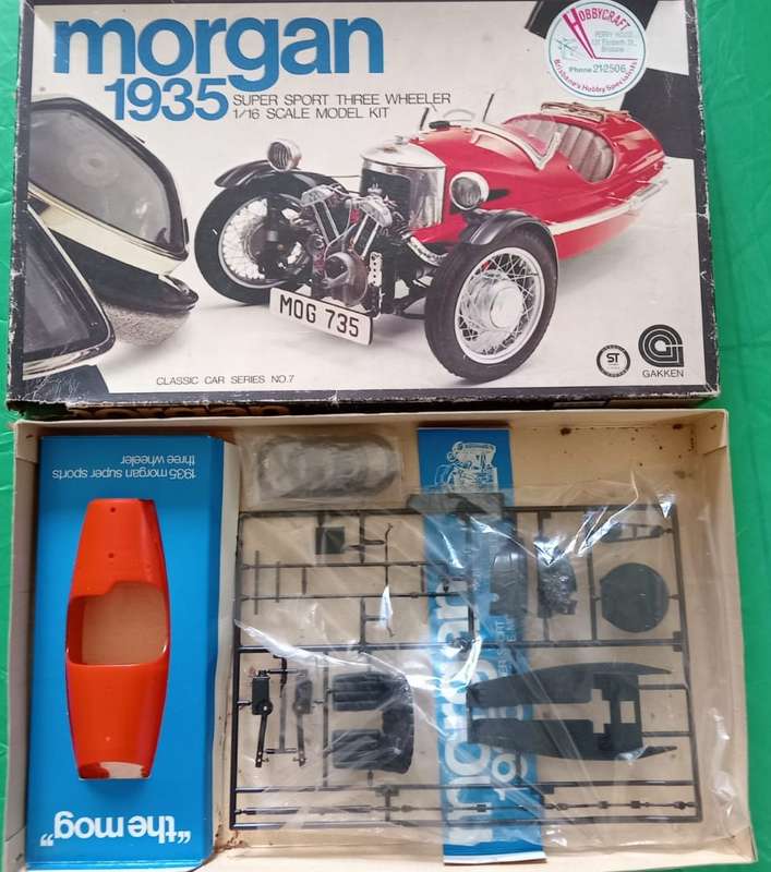 Gakken Morgan 1935 super sport three wheeler | No. 81039 | 1:16 Scale