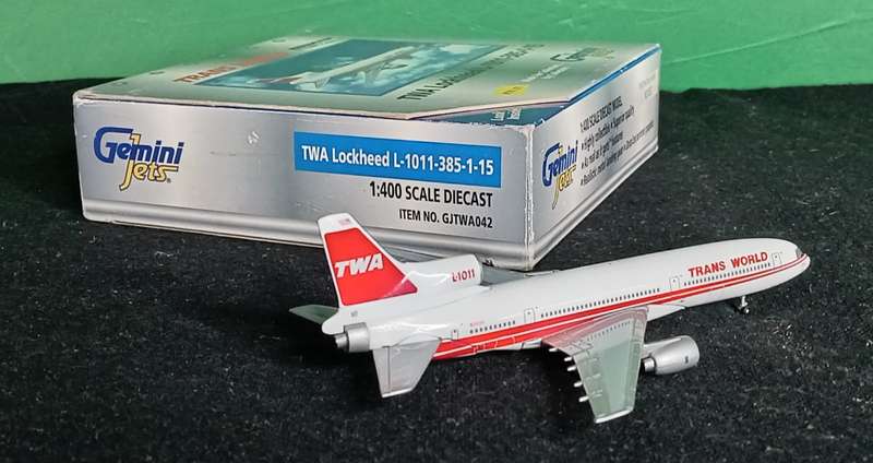 Gemini Jets, Lockheed L-1011-385-1-15 TWA N31033 GJTWA042 1:400