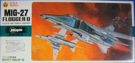 Hasegawa, MiG-27 Flogger D U.S.S.R Air Force Fighter No. E14 | 1:72