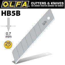 OLFA, Blades Hb-5B 5/Pack 25mm