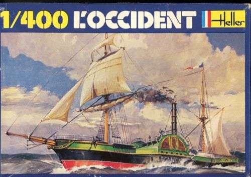 L'Occident Heller | No. 062| 1:400 Scale Model Kit