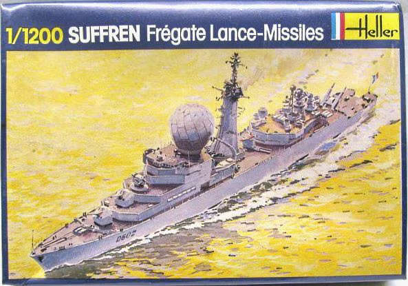 Suffren Fregate Lance-Missiles Heller | No. 033 | 1:1200 Scale Model Kit