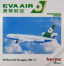 Herpa Wings, Eva Air McDonnell Douglas MD-11 - 1/500 Scale (HW503419)