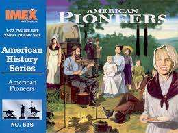 Imex 1/72 Wild West Settlers / Pioneers # 516 - Plastic Model Figures