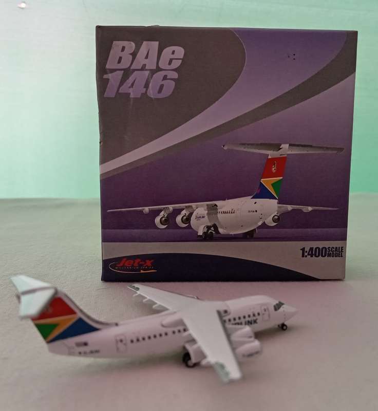 Jet-X 1/400 BAe 146 Diecast Model South African Airlink, G-JEAV