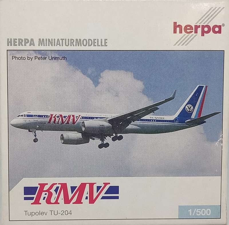 Herpa Wings, Tupolev TU-204 KMV RA-64016 510677 1:500