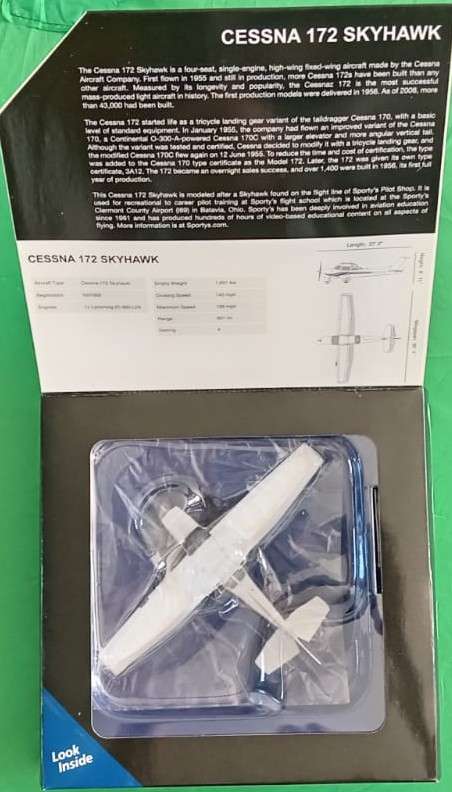 Gemini Jets, Cessna 172 Skyhawk 1/72 #N9706B Rare Model GGCES011