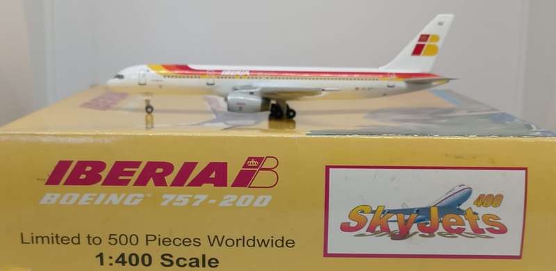 Iberia 1,400 Boeing 757-200 Limited Edition 500pcs Worldwide SkyJets 400