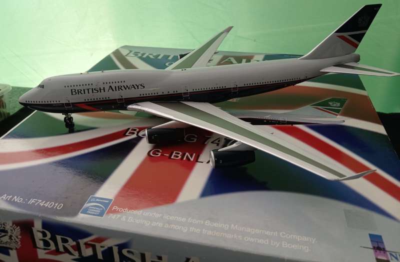 Inflight 200 BA Boeing 747-400 IF744010 G-BNLA 1/200