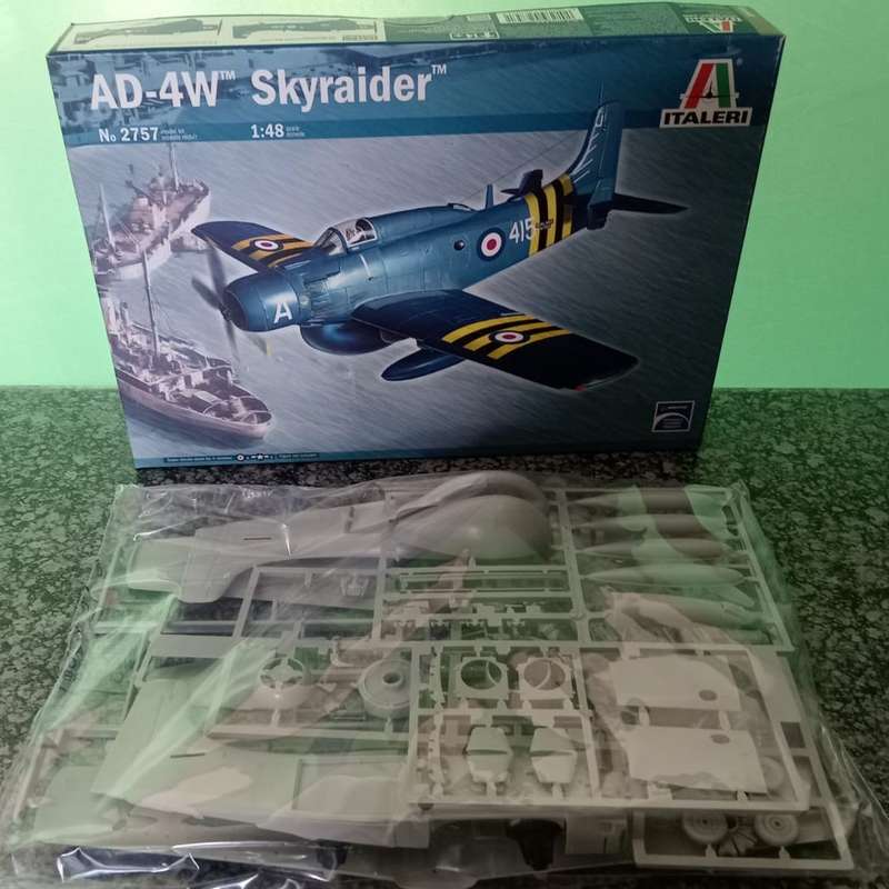 Italeri Model, AD-4W Skyraider | No. 2757 | 1:48 Scale