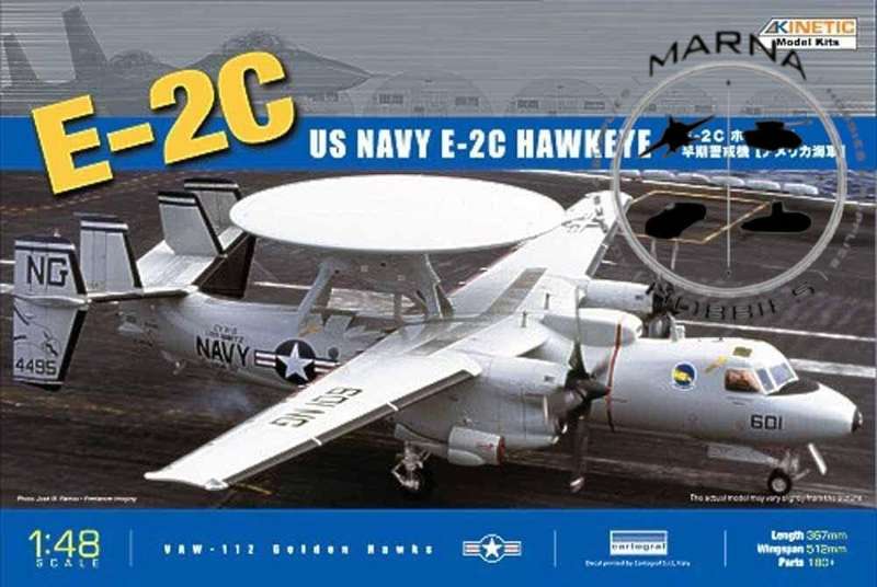 Kinetic Model, US Navy E-2C  Hawkeye No. 48013 | 1:48 Scale