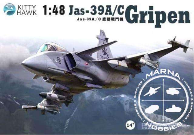 Kitty Hawk Model, JAS-39A/C Gripen No. KH80117 | 1:48 Scale