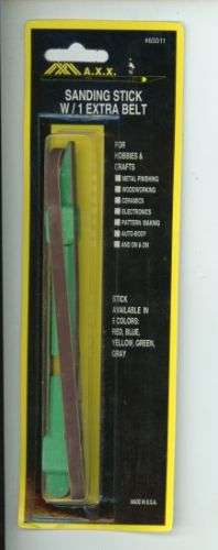 M.A.X.X. Tools, Sanding Stick W/1 Extra Belt MAXX65011