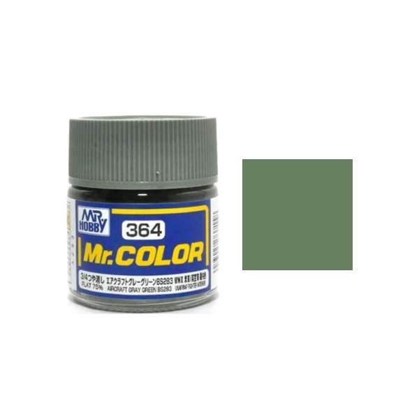 Mr. Color, C364 Aircraft Gray Green BS283 (Flat 75%) (10ml)