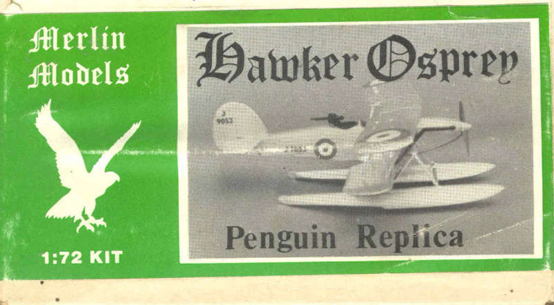 Merlin Models, Penguin Replica Hawker Osprey No. 0537  1:72 Scale