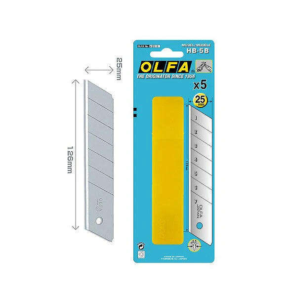 OLFA, Blades Hb-5B 5/Pack 25mm