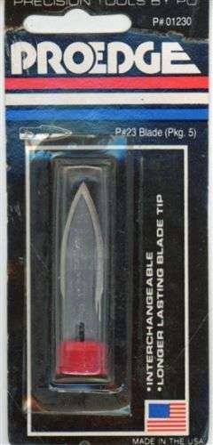 Proedge Precision Tools, Double Edge Blade 5 pack #23Blade  No. 01230