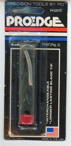 Proedge Precision Tools, Woodcarving Blades 2 pack No. 02070 Pro Blade #107