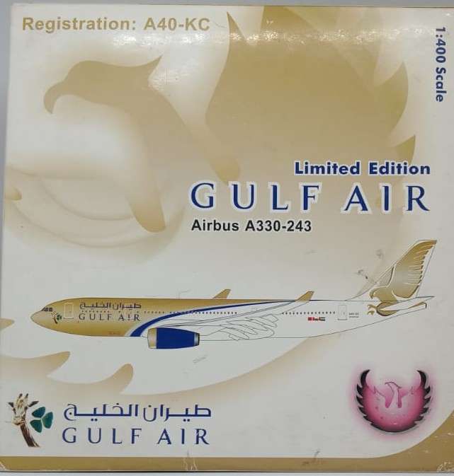 PHOENIX MODEL, Gulf Air, Airbus A330-243, A40-KC 1/400 Scale,