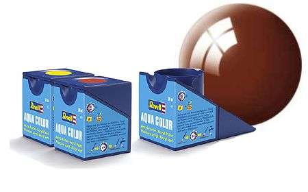 Revell, 80 Mud Brown Gloss (RAL 8003) Acrylic (18ml)