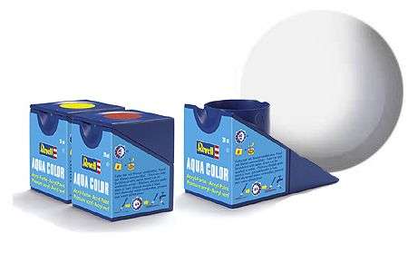 Revell, 301 White Silk (RAL 9010) Acrylic (18ml)