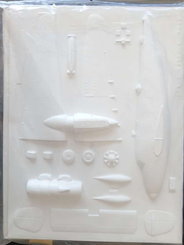 Rare Plane, Vintage VAC-FORMED Lockheed Harpoon Model Aircraft Kit - 1:72