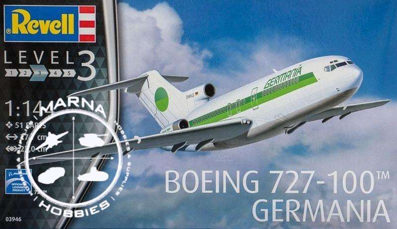 Revell Model, Boeing 727-100 Germania No. 03946 | 1:144