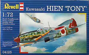 Revell,  Kawasaki Hien 'Tony' No. 04125 - 1:72 Scale (1994)