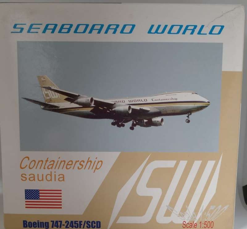 Seaboard World, (Flying Tigers) Boeing 747-245F/SCD 1/500 N701SW,
