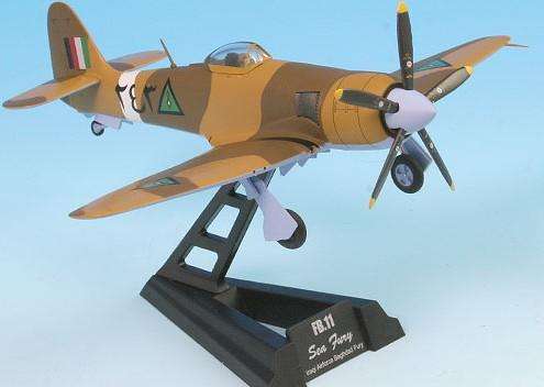 Sky Guardians Model, Hawker Sea Fury FB. 11 Metal Die-Cast - 1:72 Scale NO BOX