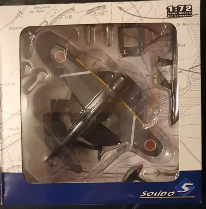 Solido,  Nakajima A6 M2-N 1941 Japan Die-Cast Model, S7200002 1:72 Scale